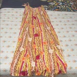 Vibrant Multicolor Maxi Dress